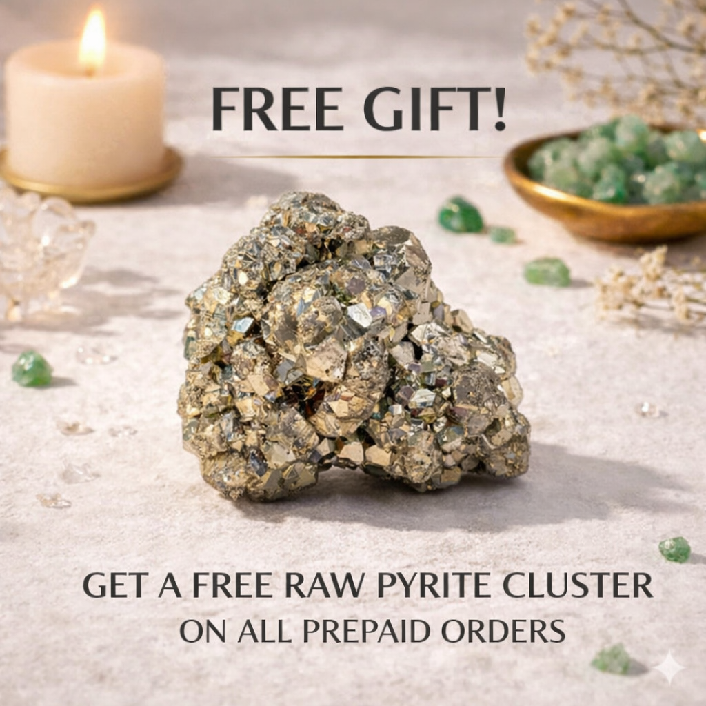 Raw Pyrite Anklet & Bracelet (Couple Combo)