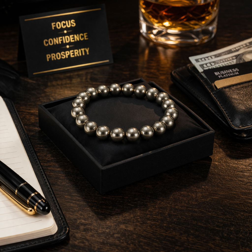 Pyrite Bracelet - 100% Real Pyrite Stone