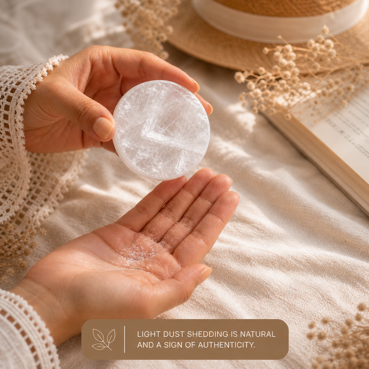 Full Wealth Kit – Bracelet + Anklet + Selenite Plate (Best Value Combo)