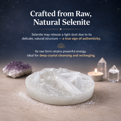 Full Wealth Kit – Bracelet + Anklet + Selenite Plate (Best Value Combo)